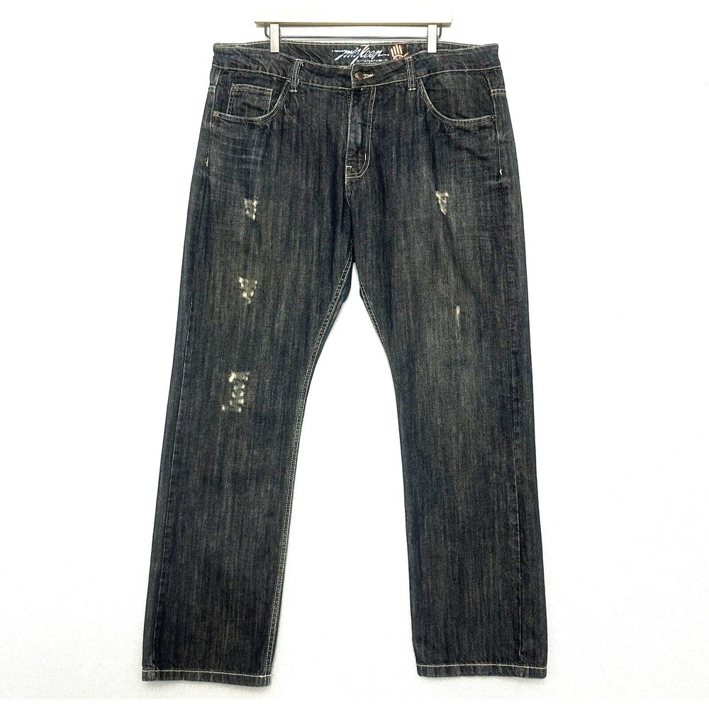 Miskeen Originals Mens Jeans 42 x 32 Loose Distressed Denim Hip Hop Streetwear
